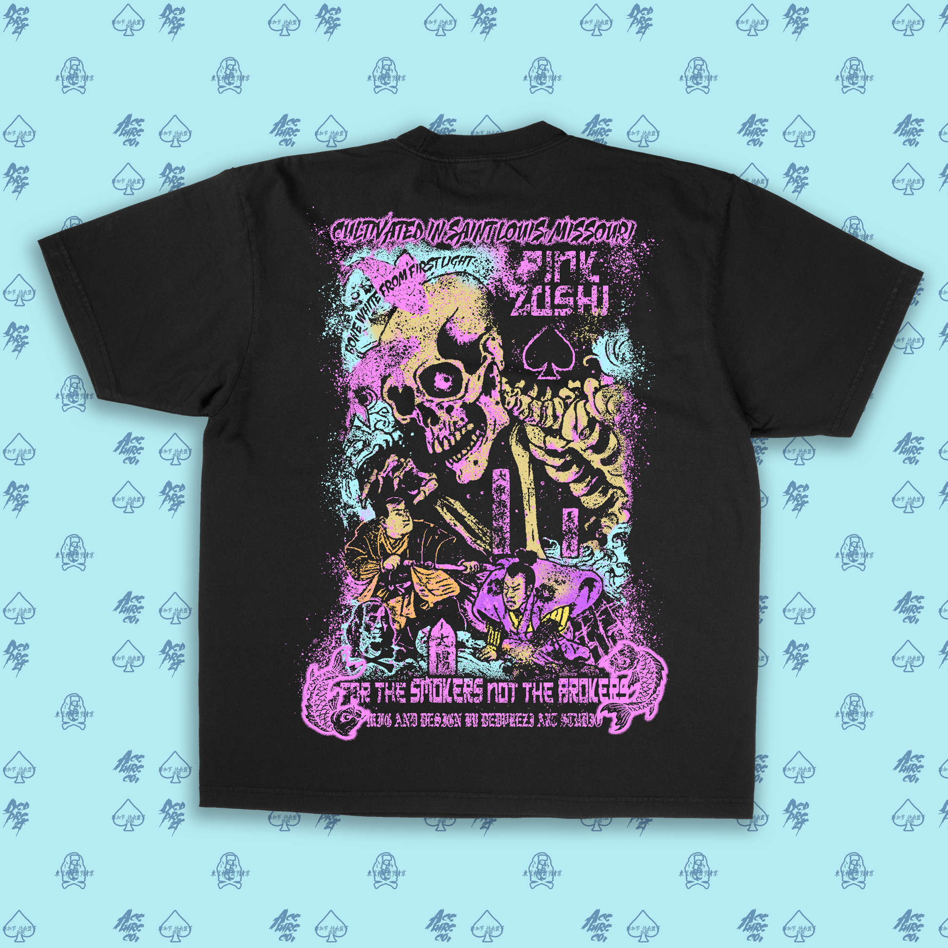 DEDPREZI x ACE LURE CO "PINK ZUSHI" TEE