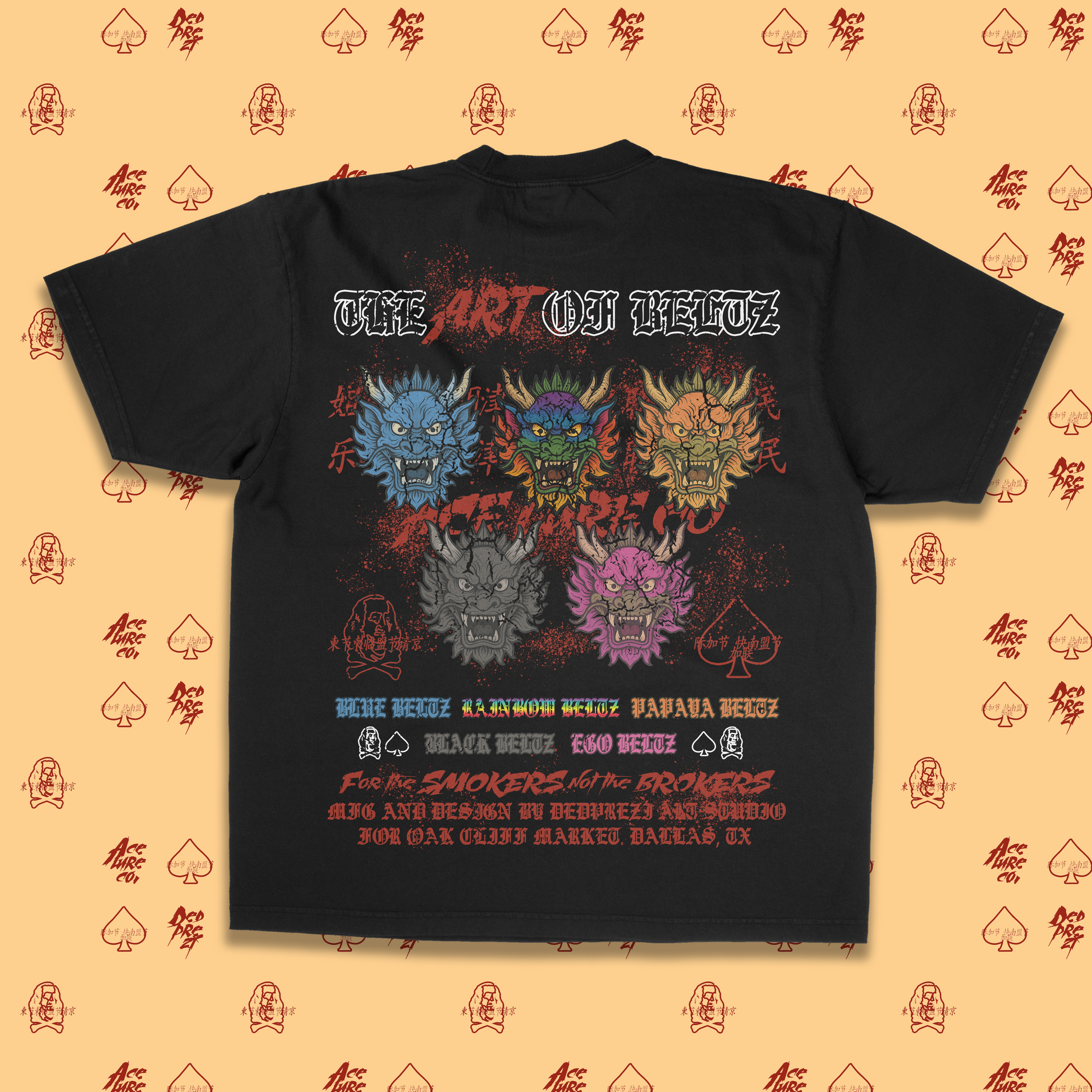 DEDPREZI x ACE LURE CO. "THE ART OF BELTZ" TEE